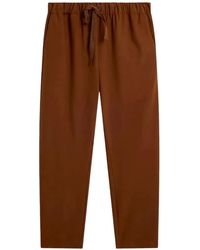 Semicouture - Buddy Drawstring-Waist Trousers - Lyst