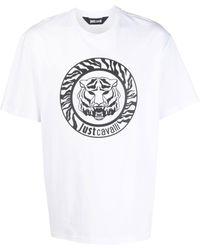 Just Cavalli - Logo-print T-shirt - Lyst