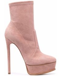 Casadei - Stiletto-heel Platform Ankle Boots - Lyst