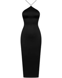 Maison Close - French Kiss Open-Back Midi Dress - Lyst