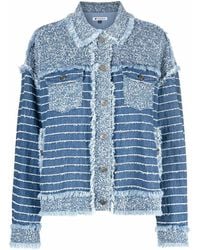 Krizia - Sobrecamisa vaquera a paneles - Lyst