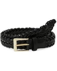 Lardini - Braided Leather Belt - Lyst