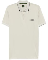 BOSS - Polo À Logo Imprimé - Lyst