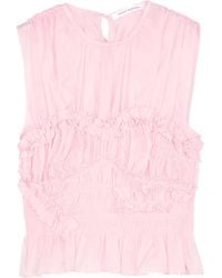 Cecilie Bahnsen - Uphi Ruffled Top - Lyst