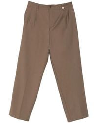 Myths - Pleated-Front Straight-Leg Trousers - Lyst