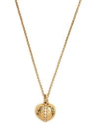 Dower & Hall - Heart Lumiere Pendant Necklace - Lyst