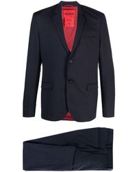 HUGO - Single-breasted Extra Slim-fit Suit - Lyst