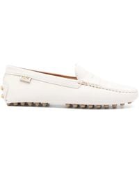 Tod's - Gommino Leather Loafers - Lyst