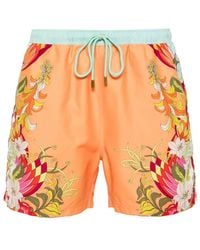 CAMILLA - The Flower Child Society Swim Shorts - Lyst