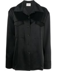 Nanushka - Camisa Justina de manga larga - Lyst