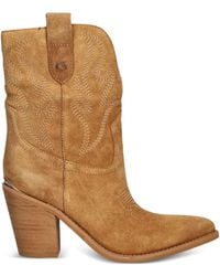 Guess - Stiefel aus Wildleder mit Stickerei 80mm - Lyst