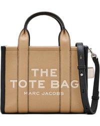 Marc Jacobs - Leather Color Block Tote Handbag With Adjustable Strap - Lyst
