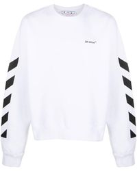 Off-White c/o Virgil Abloh - Off- Diag Helvetica Over Sweatshirt - Lyst