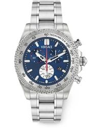 Versace - Chrono X Greca 44Mm Watch - Lyst