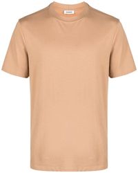 Sandro - Logo-embroidered Cotton T-shirt - Lyst