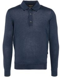 Tom Ford - Poloshirt Met Lange Mouwen - Lyst