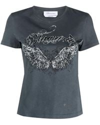 Blumarine - T-Shirt Con Stampa - Lyst
