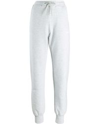 MSGM Pantalones joggers con cintura elástica - Gris