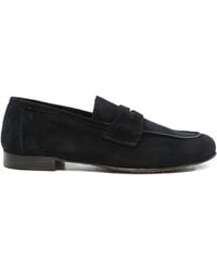 F.LLI RENNELLA - Suede Penny Loafers - Lyst