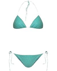 Oséree - Bikini De Lúrex Con Cierre De Lazo - Lyst