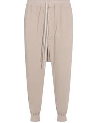 Rick Owens - Pantaloni Sportivi Con Coulisse E Tasche - Lyst