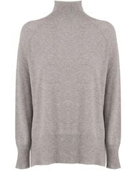 Kangra - High-Neck Raglan-Sleeve Pullover - Lyst