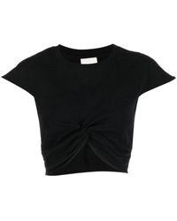 Isabel Marant - Short-sleeve Cropped T-shirt - Lyst
