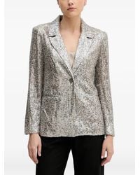 INTROPIA - Emilia Sequin-Embellished Blazer - Lyst
