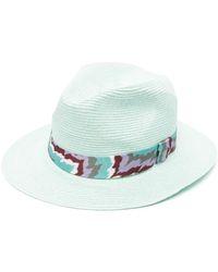 Missoni - Sombrero de verano con detalle de cinta - Lyst