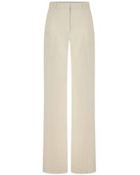 Fendi - Wool Trousers - Lyst