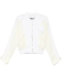 OPEN YY - Panelled Gathered-Detail Jacket - Lyst