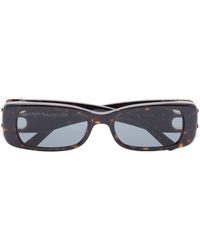 Balenciaga - Eckige Sonnenbrille in Schildpattoptik - Lyst