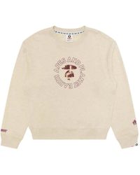 A Bathing Ape - Logo-Print Crew-Neck Sweater - Lyst