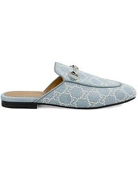 Gucci - Princetown Slippers Met Parels - Lyst