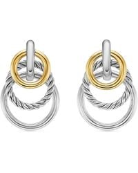 David Yurman - 18Kt Geelgouden Dy Mercer Oorbellen - Lyst