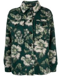 Woolrich - Gentry Floral-print Shirt Jacket - Lyst