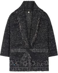 Alanui - City Lights Fringed Sequin Cardigan - Lyst