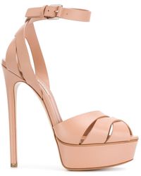Casadei Platform Stiletto Sandals - Pink