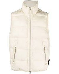 Stone Island - Neutral Quilted Vest - Lyst