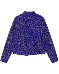 JNBY - Floral Long-Sleeves Shirt - Lyst