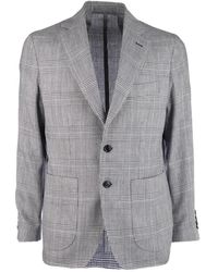 Colamarino - Geruite Blazer - Lyst