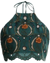 Agua Bendita - Top Carlota con diseño bordado - Lyst