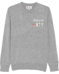 MC2 Saint Barth - Heron Embroidered Crew-Neck Sweater - Lyst
