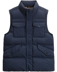 Woolrich - Garment-Dyed Quilted Gilet - Lyst