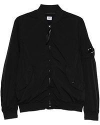 C.P. Company - Veste Zippée À Applique Logo - Lyst