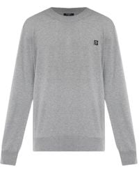 Balmain - Sweater With A Crew Neck - Lyst