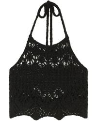 Alanui - Top Lagoon Romance Con Cuello Halter - Lyst