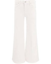 Mother - The Twister Skimp High-rise Flared Jeans - Lyst