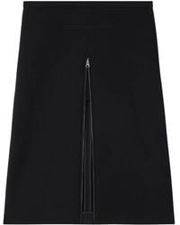 Courreges - Heritage Tailored Crepe-Texture Midi Skirt - Lyst