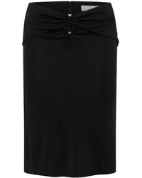 Dion Lee - Ruched Low-rise Midi Skirt - Lyst